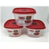 Image 1 : Lot of Rubbermaid Containers with Vents (3ct)