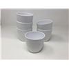 Image 1 : Lot of White Ceramic Plant Pots (6ct)