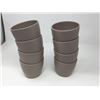 Image 1 : Lot of Beige Ceramic Plant Pots (6ct)