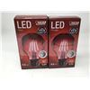 Image 1 : Feit Electric Red LED Bulbs (2 x 4.5w)
