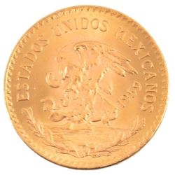 1959 Mexican Viente Pesos Gold Coin