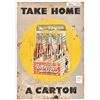 Image 1 : Dr Pepper Take Home Carton Tin Sign