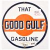 Image 1 : Good Gulf Pump Plate Porcelain Sign