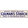 Image 1 : Colman's Starch Porcelain Sign