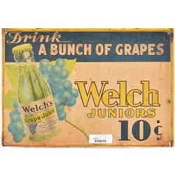 Welch's Grape Juice Tin Sign