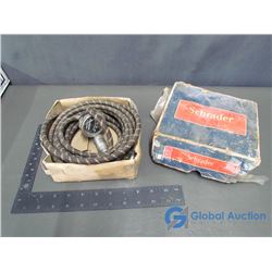 Schrader Pressure Gauge and Hose with Box