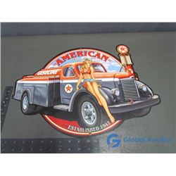 Red Star Gasoline Repo Metal Sign