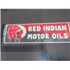 Red Indian Motor Oil Porcelain Repo Sign