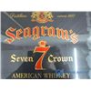 Image 2 : Seagram's 7 Crown Whiskey Glass Plaque