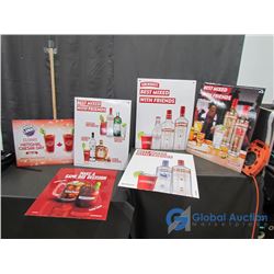 (6) Drinking Advertising Signs (double sided)