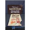 Image 1 : Milkshake and Ice Cream Paper Advertising Signs