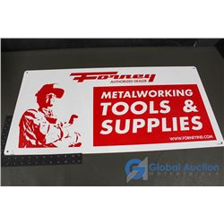 Forney Metal Advertising Sign (double sided)