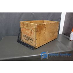 Canadian Apple Wood Crate