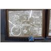 Image 2 : (2) Framed Harley Davidson Motorcycle Pictures