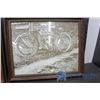 Image 3 : (2) Framed Harley Davidson Motorcycle Pictures