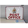 Image 1 : Porcelain Post Office Sign