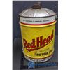 Image 1 : Red Head Heavy Oil Motor Oil Tin