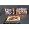 Image 1 : (3) Man Cave Metal Repo Signs