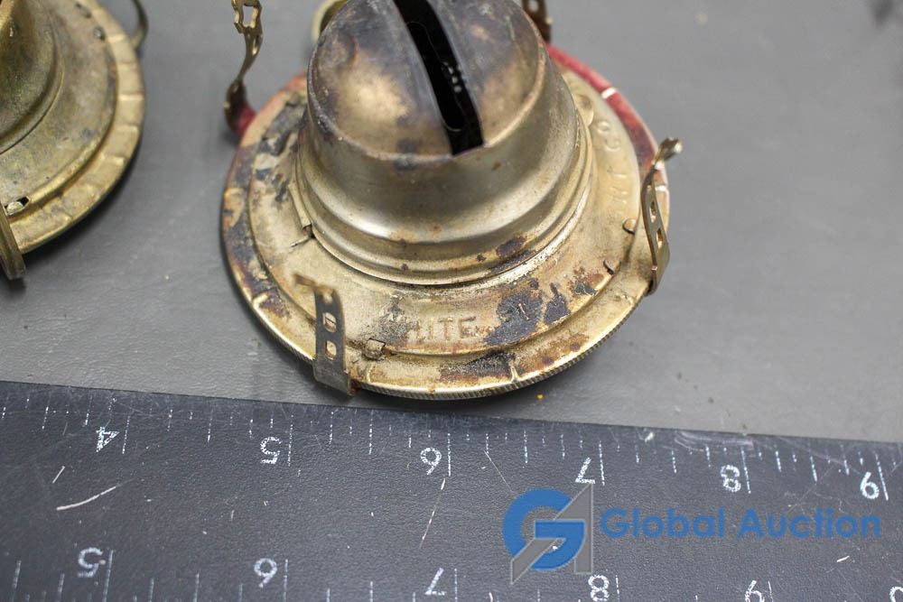 Vintage Oil Lamp Parts, and Antique Air Pumps