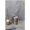 Image 1 : (2) Oil Cans (Golden Rod, made in USA, Eagle) - BID PRICE x2