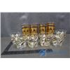 Image 1 : (6) Chickadee Glasses and (4) Gold Print Glasses