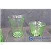 Image 4 : Green Depression Glassware