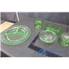 Image 3 : Green Depression Glassware