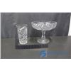 Image 1 : (2) Crystal Glass Pieces