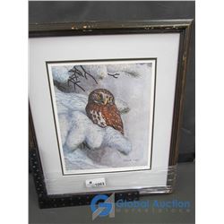 1983 Randy Fehr Signed Print  Pygmy Owl  260/300