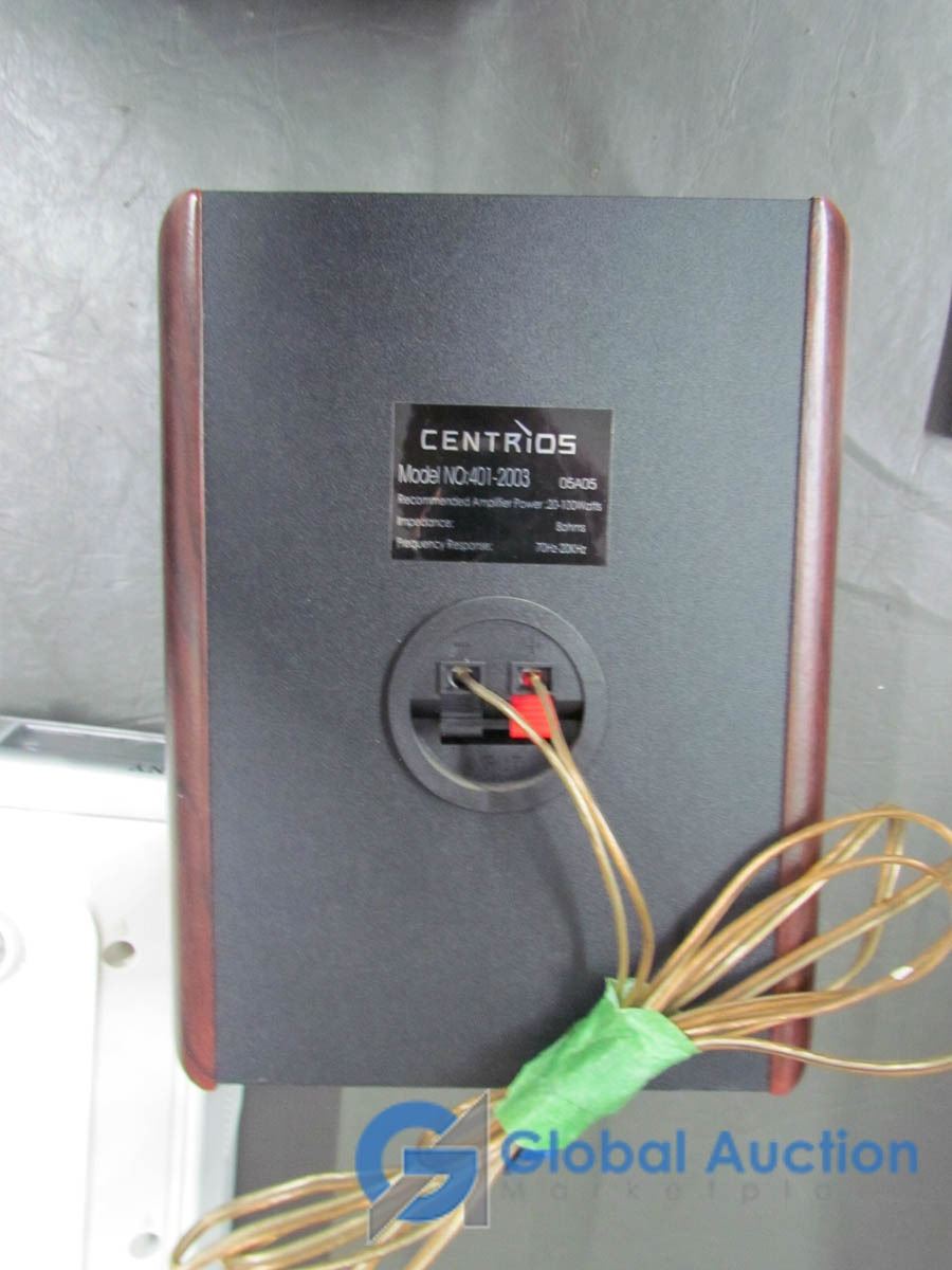 Pair of Centrios Speakers & Sony Under Counter Kitchen CD Player