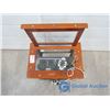 Image 2 : Rare Precision Balance Scale in Mahogany Cabinet - Electrified