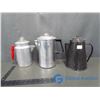 Image 1 : (3) Coffee Pots