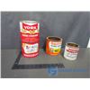 Image 1 : (3) Peanut Butter Tin and Rogers Syrup Tin