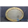 Image 2 : Oval Gold Framed Mirror