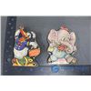 Image 2 : Walt Disney Wood Characters, Grey Hound Dominos in Box, Department of Justice Note Book and (4) Rule