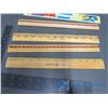 Image 2 : Bundle of Wooden Rulers