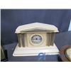 Image 4 : (2) Vintage Barometers, Smith Clock (working) and French Ivory Clock