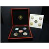 Image 1 : (5) 2006 Amercian Silver Eagles Hologramed, Colorized, Gold Plated in Very Nice Display Box