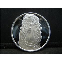 1 oz Silver Round Art Bar