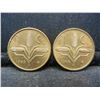 Image 1 : (2) 1965 Mexico 1 Centavos Red Uncirculated Nice!!
