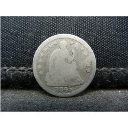1845 Seated Half Dime Early Date