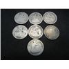Image 1 : (7) Seated half Dimes Lower Grades Various Dates