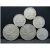 Image 1 : $.90 Face Value Canada 80% Silver (2) Quarters (4) Dimes