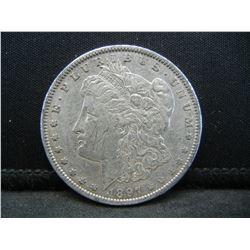 1897 O Morgan Dollar Strong Details Scratch on Obverse
