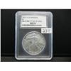 Image 1 : 2005 Silver Eagle PCC MS70 Ist Day Issue