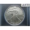 Image 2 : 2005 Silver Eagle PCC MS70 Ist Day Issue