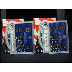 1999+2000 San Francisco Clad Proof Quarters (10) Quarters