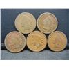 Image 1 : (5) 1894 Indian Cents Better Date