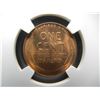 Image 3 : 1954 S Lincoln Cent NGC MS66 RED Blazer