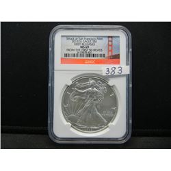 2012 S American Silver Eagle NGC MS69 From The First 50 Boxes